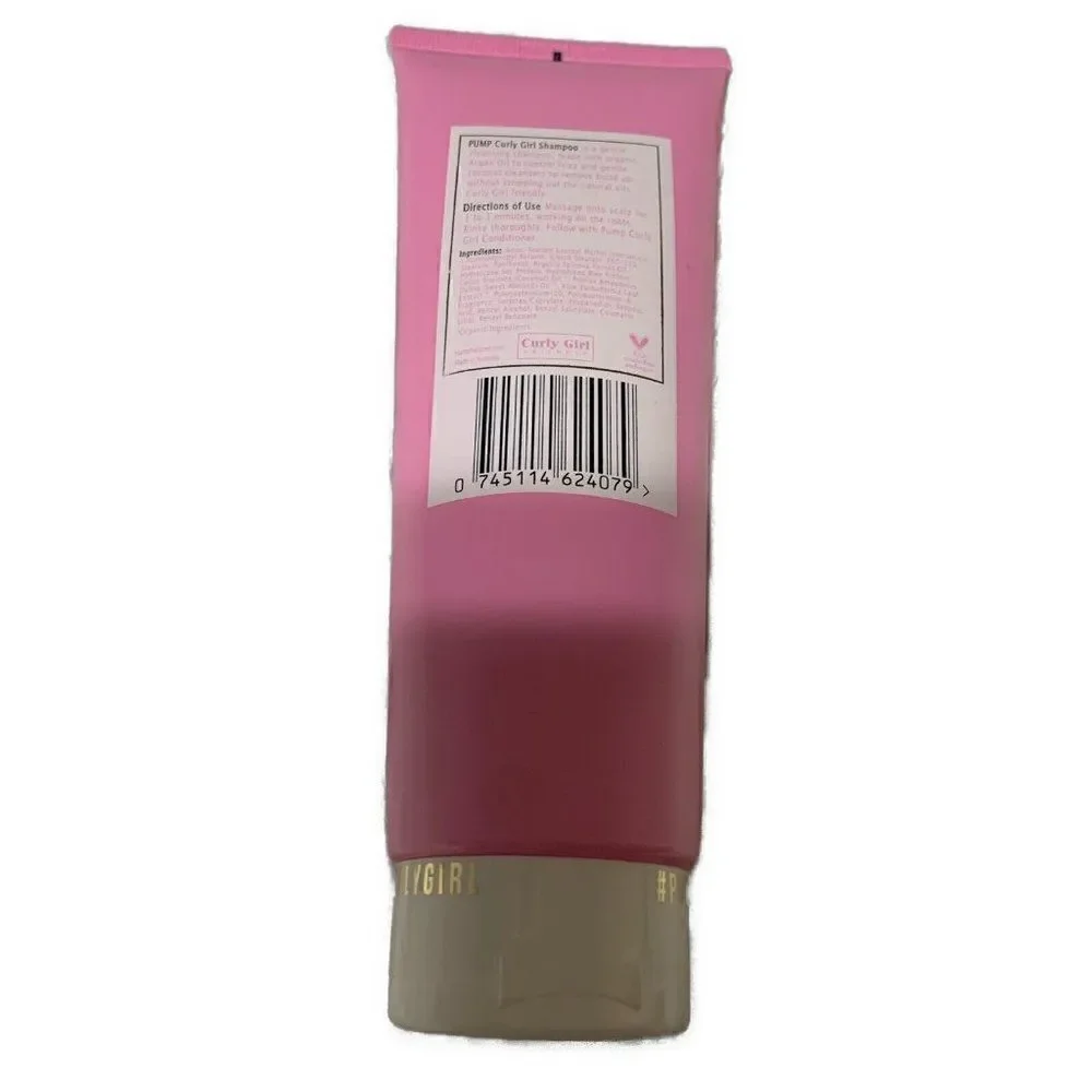 Pump Haircare Curly Girl Shampoo Silicone Sulphate Cruelty Free Organic 8.45 Oz